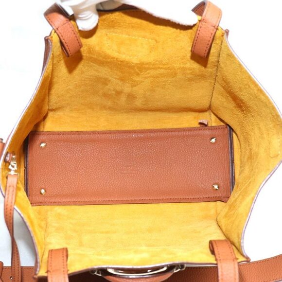 TOD'S T-Ring 2-Way Shoulder Bag, Brown, Women's